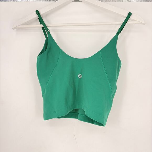 Lululemon Align Tank‎ Top Green Size 0 Women’s Cropped Built-In Bra - Picture 7 of 8